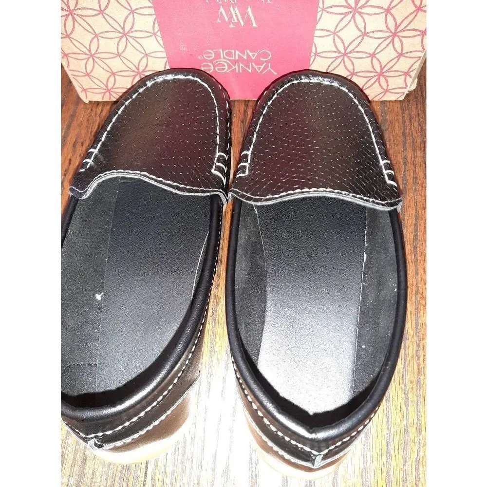 New Kids Size 3.5 (35) Black Casual Slip On Loafers